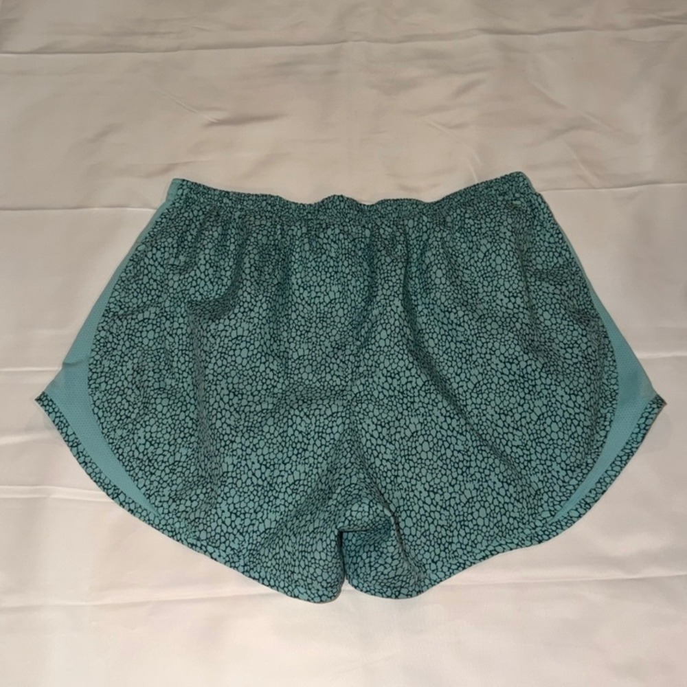Nike Teal Patterned Athletic Shorts